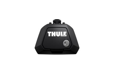 Thule Raised Rail Evo 7104 mit 7112 mit Thule Wingbar Black Evo 118 cm