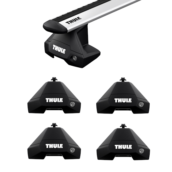 Thule Dachträger Set Evo Clamp mit Wingbar Evo und Montagekit 7105 7115  5025 - Dachboxprofi