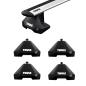 Preview: Thule Dachträger Set Evo Clamp mit Wingbar Evo und Montagekit 7105 7114 5424