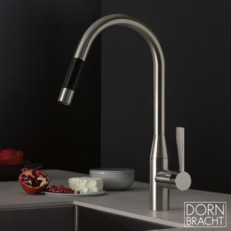 Dornbracht Sync Platin Matt Pull-Down Chrom Einhebelmischer mit Brausefunktion (3387589506)