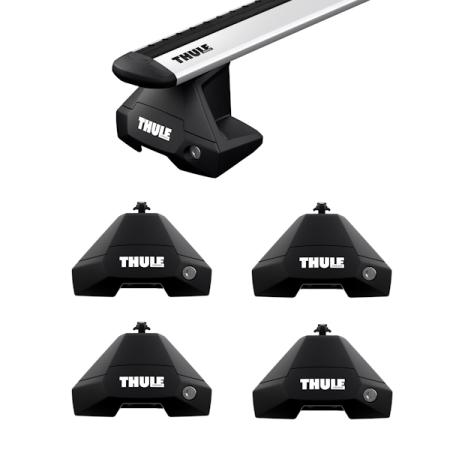 Thule Dachträger Set Evo Clamp mit Wingbar Evo und Montagekit 7105 7114 5424