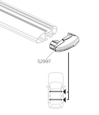 Thule Endkappe rechts Wingbar Evo 52997