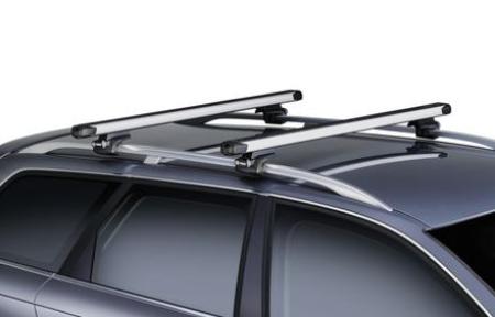 Thule Relingträger 7104 Raised Rail Evo mit SlideBar 891 ausziehbar 127 cm