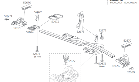 Thule Schraube M6x61 50335