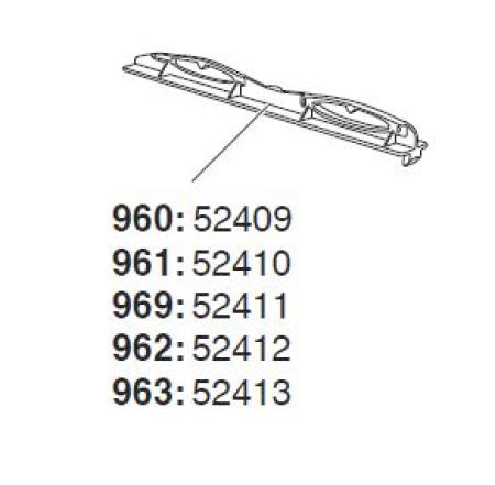 Thule SmartSlide für 961 Wingbar 52410