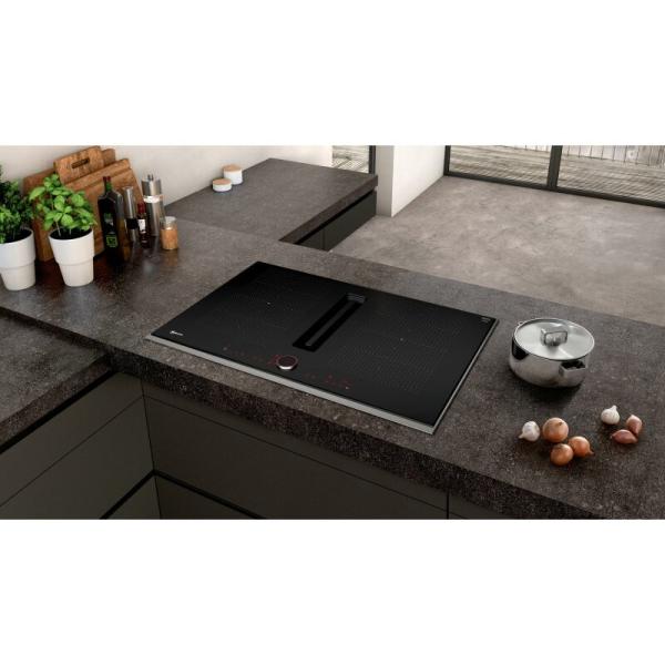 Neff T58TL6EN2 N 90 Muldenlüfter Induktions Kochfeldabzug 80 cm mit Designrahmen