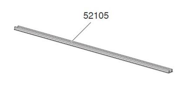 Thule Abdeckleiste unten Aufspann-Nutprofil für Wingbar 52105