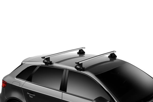 Thule Dachträger Set Evo Clamp mit Wingbar Evo und Montagekit 7105 7114 5424