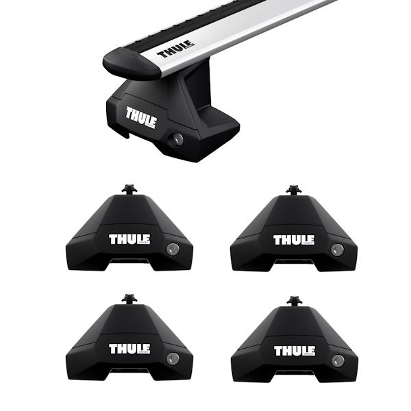 Thule Dachträger Set Evo Clamp mit Wingbar Evo und Montagekit 7105 7114 5424