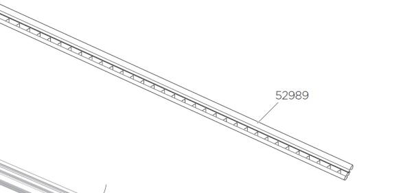 Thule Quick Access Gummi Abdeckleiste 150 cm für Wingbar Evo 52989